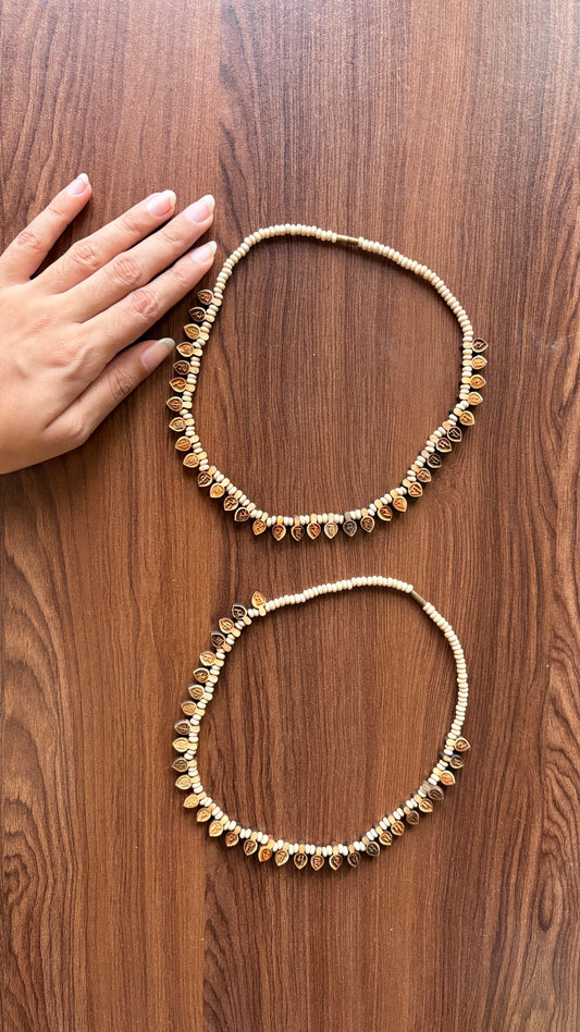 Hare Krishna MahaMantra Tulsi Mala - Original Vrindavan D102