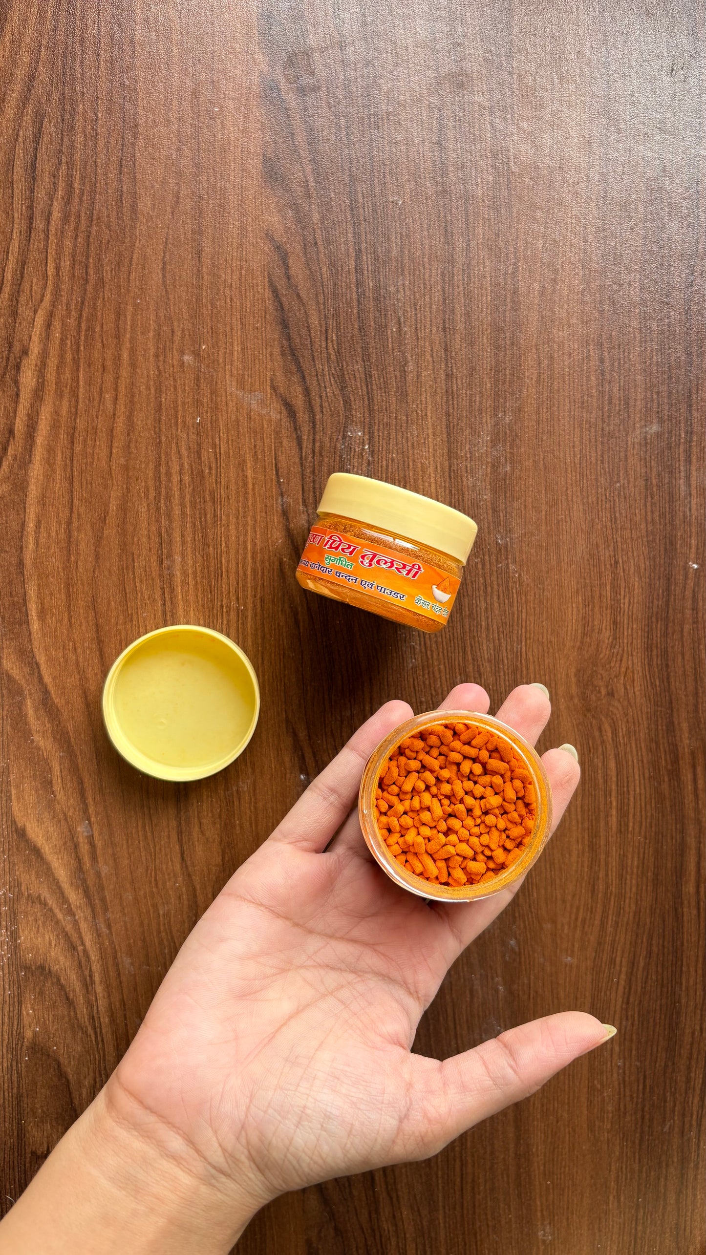 Orange Chandan 45gm Dibbi (kesar)