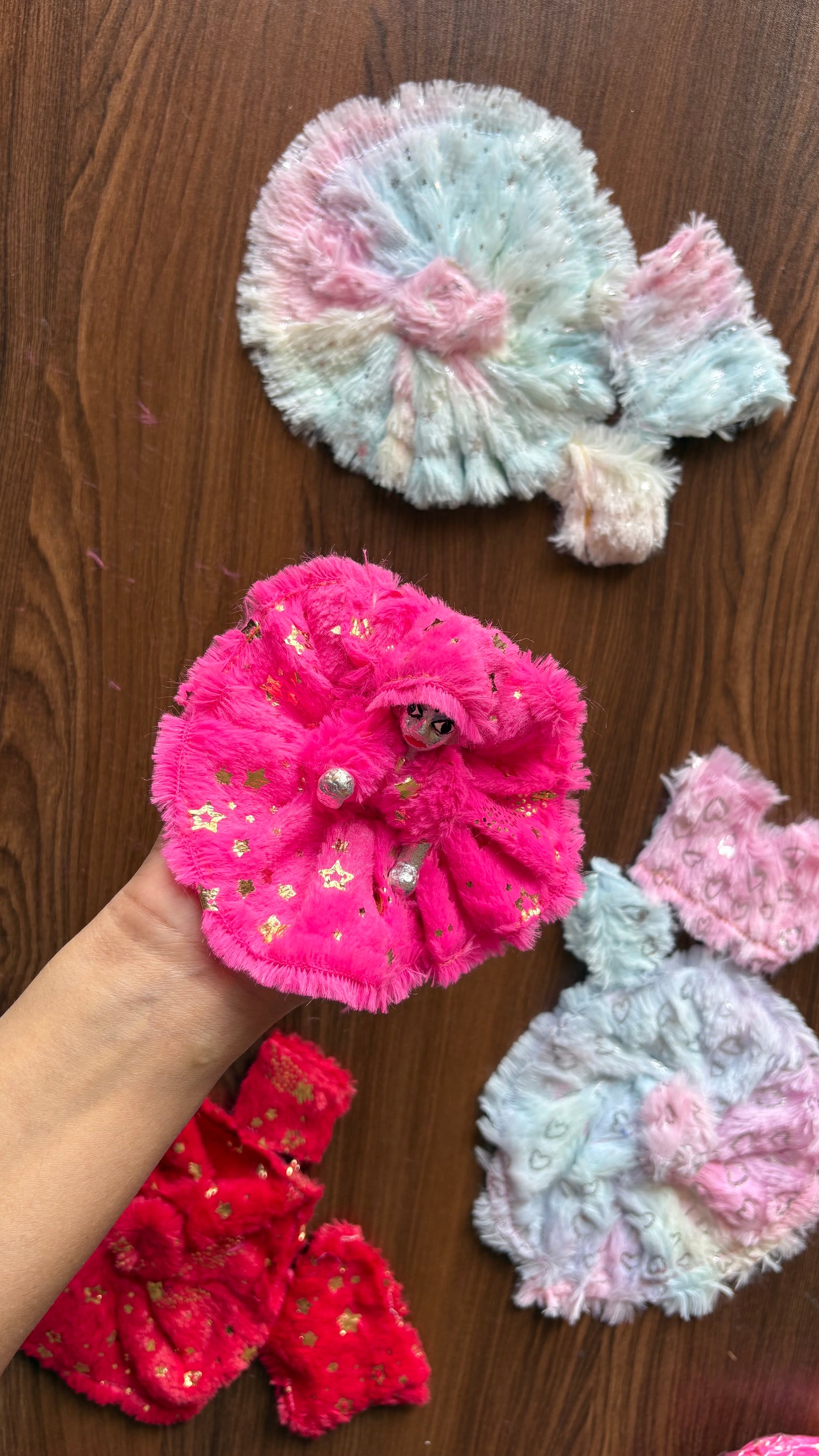 Foiled Fur Frock (Size 6)