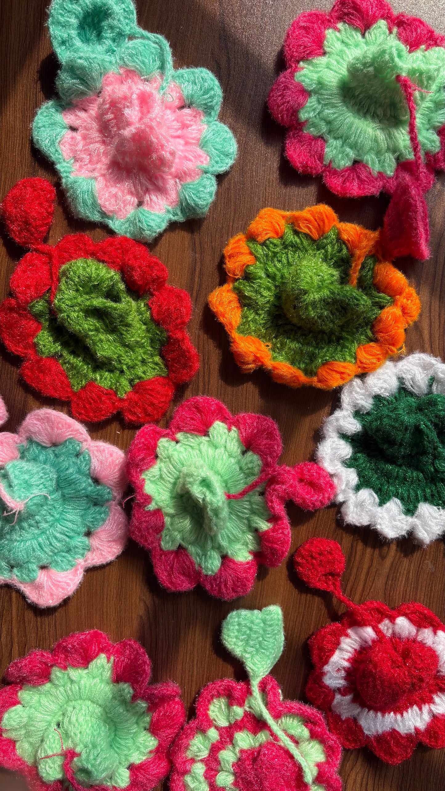 Crochet Frock with Caps Size 2