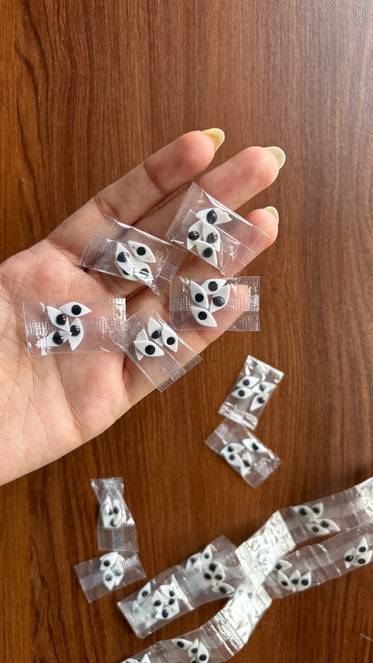 2 Pair of Eyes (Total 4 Eyes) Size 5