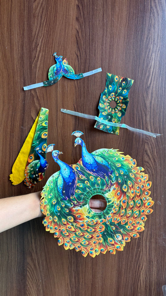 4Piece Peacock Frocks in 3D (Size 1,2,3)