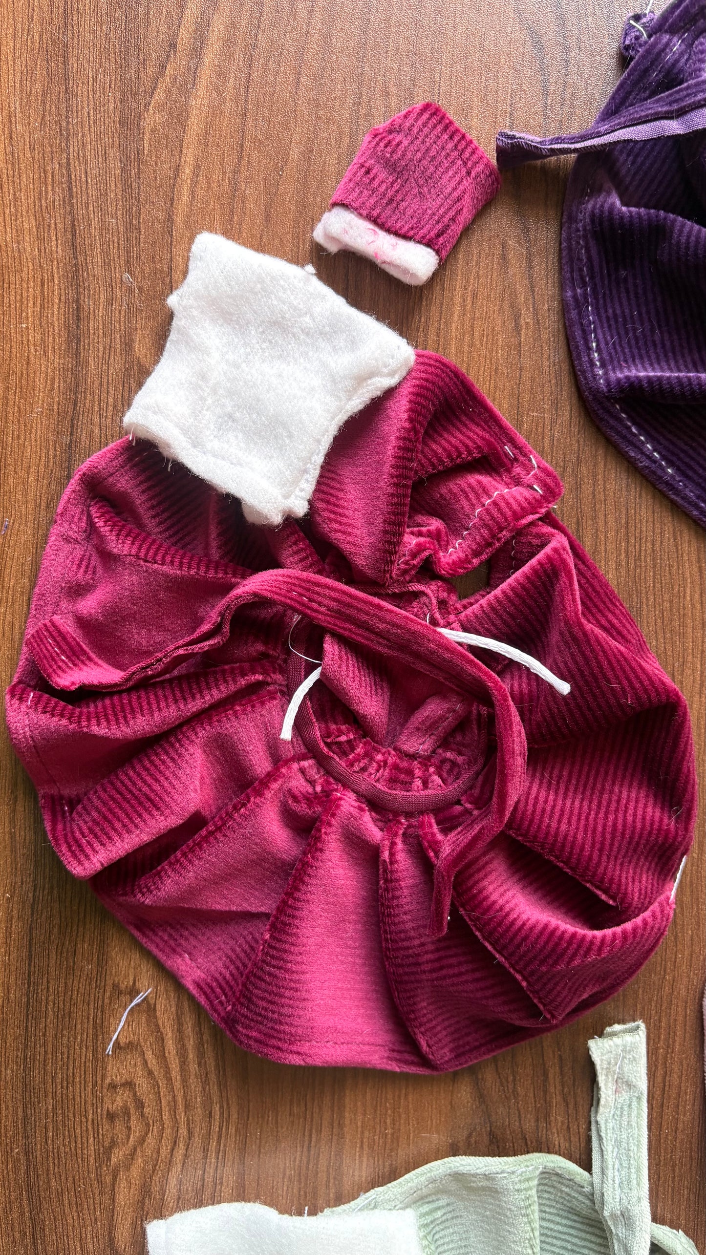 Warm Frock Seude Size 6,7 (Super Soft )