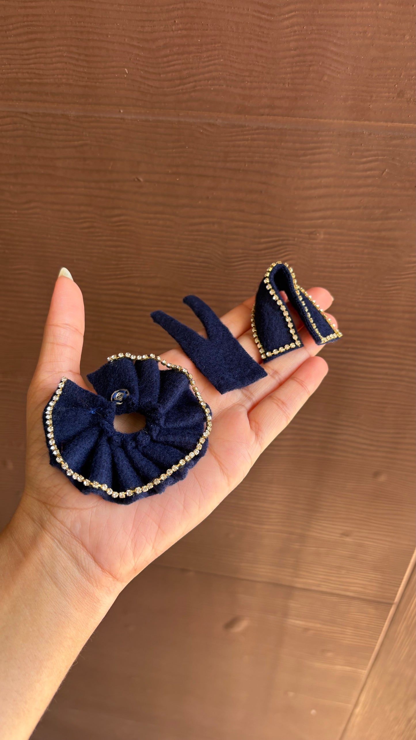 Winter Frock -Tich Button Size 0 With Shawl (Handmade)