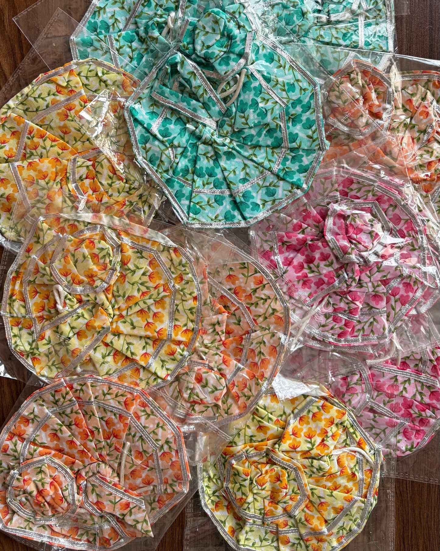 Summer Light Pastel Floral (Silver Gotta) Frock 👒🌞🌷 D2