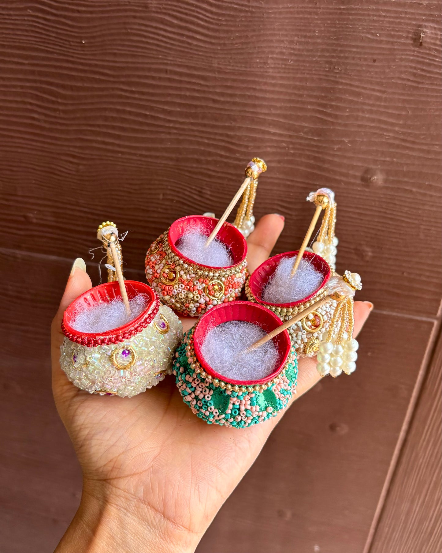 Maakhan Matki (Glittery Beaded) Janmashtami Special 💛