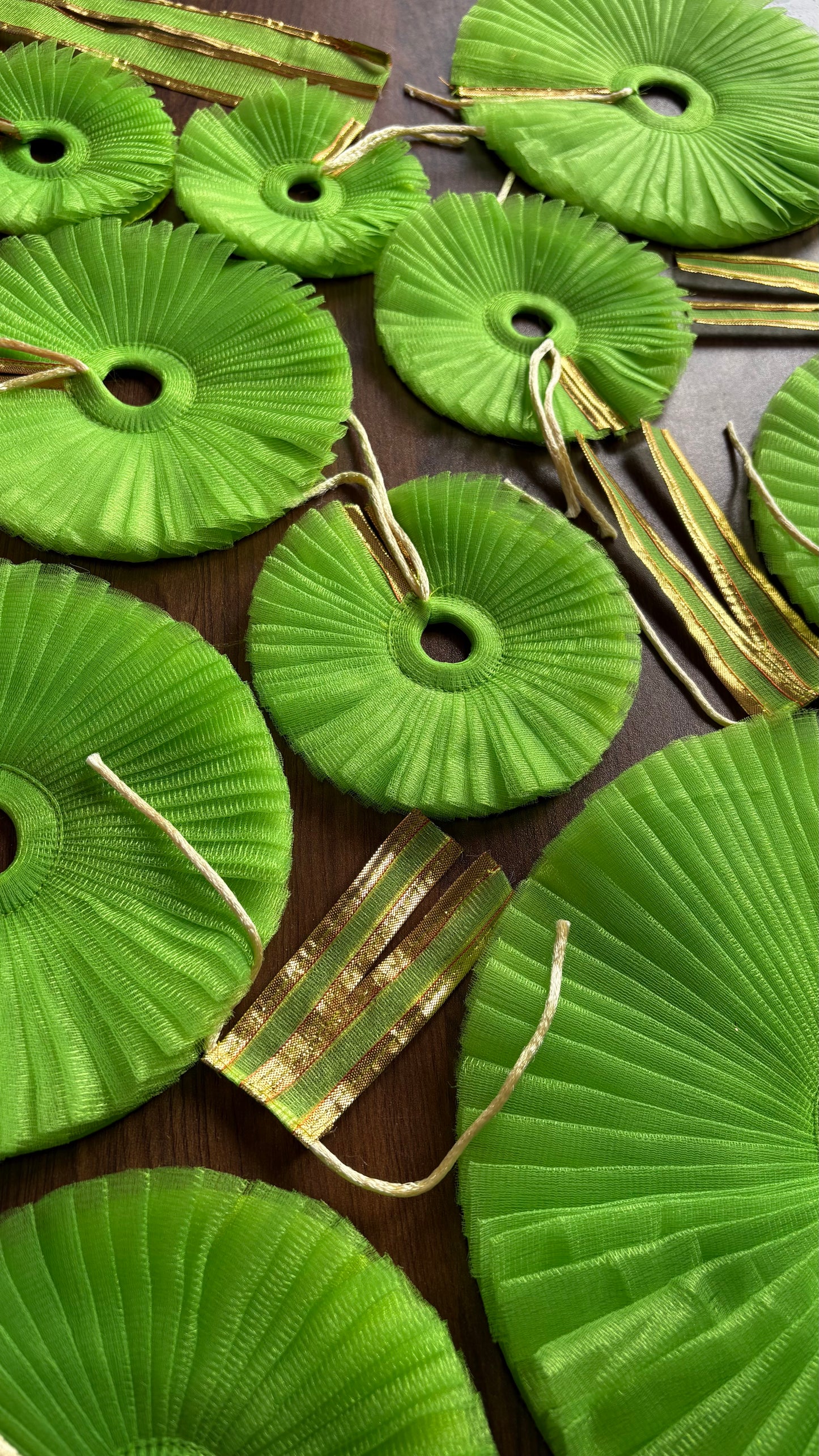 Forest Green frill Frock (Laddu gopal & Shree Radha Rani) 💚