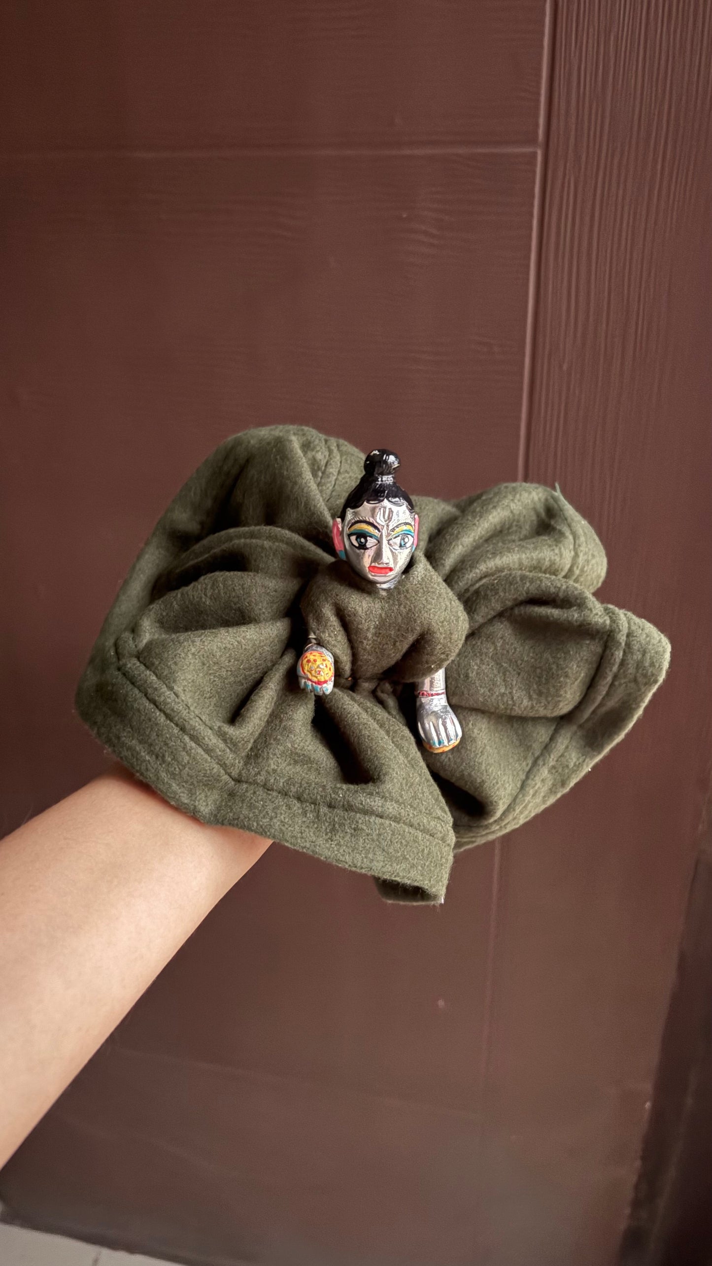 Warm Handmade Frock Size 5 (with Tich Buttons)❄️