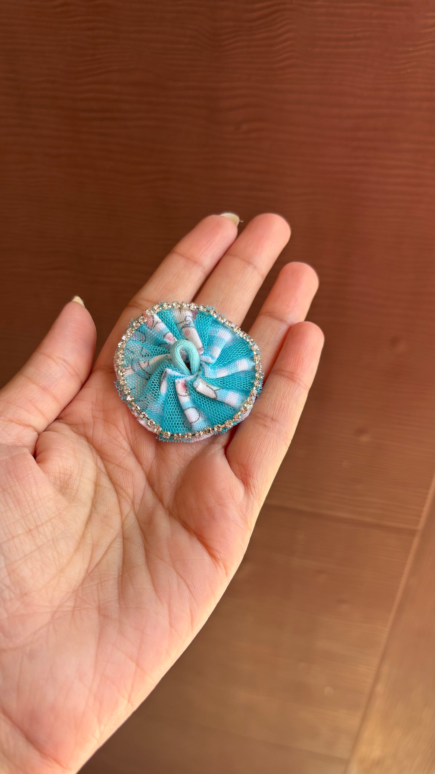 Khushi Blue Net Frock