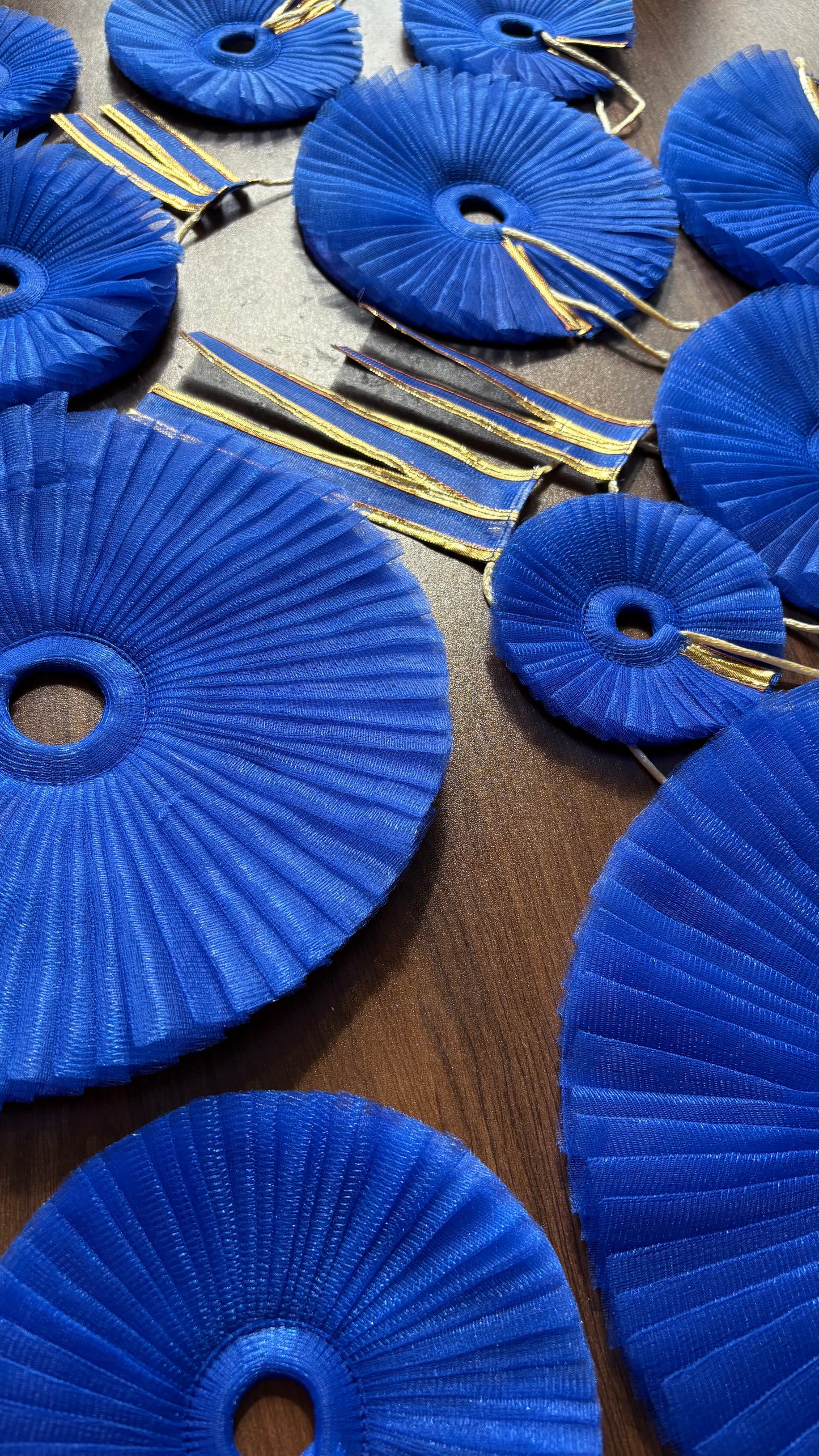 Royal Blue Frill Frock (Laddu gopal & Shree Radha Rani) 💙