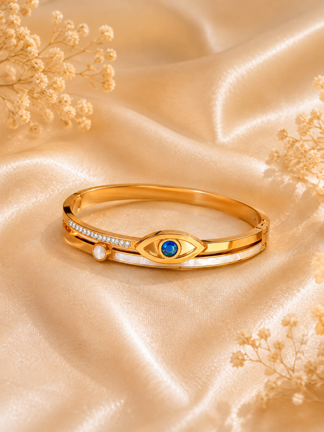 Evil Eye Luxe Cuff Bracelet ⭐