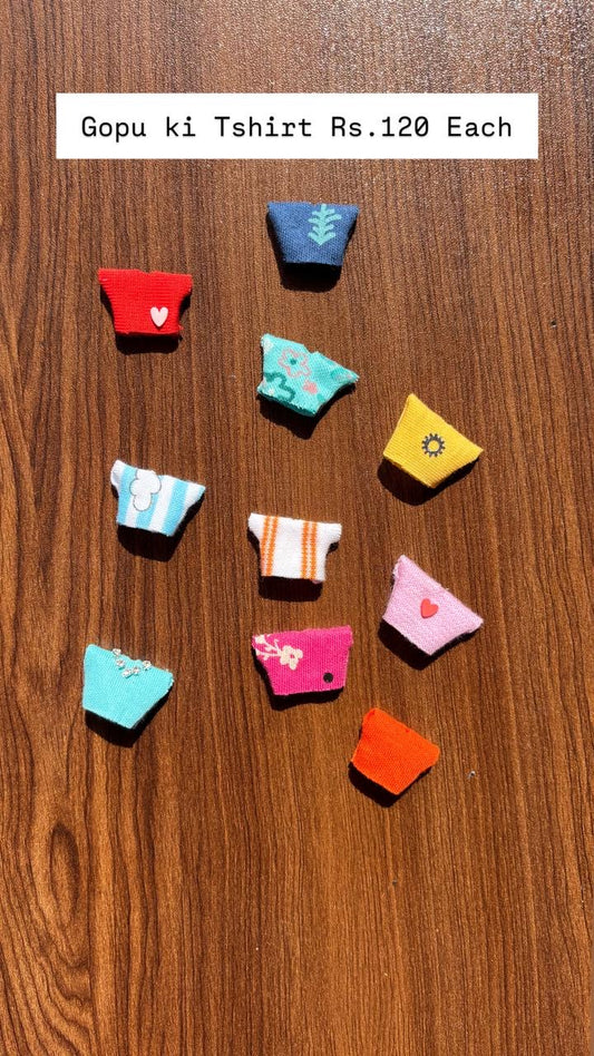 Gopu ki Tshirt 1 piece (handmade)