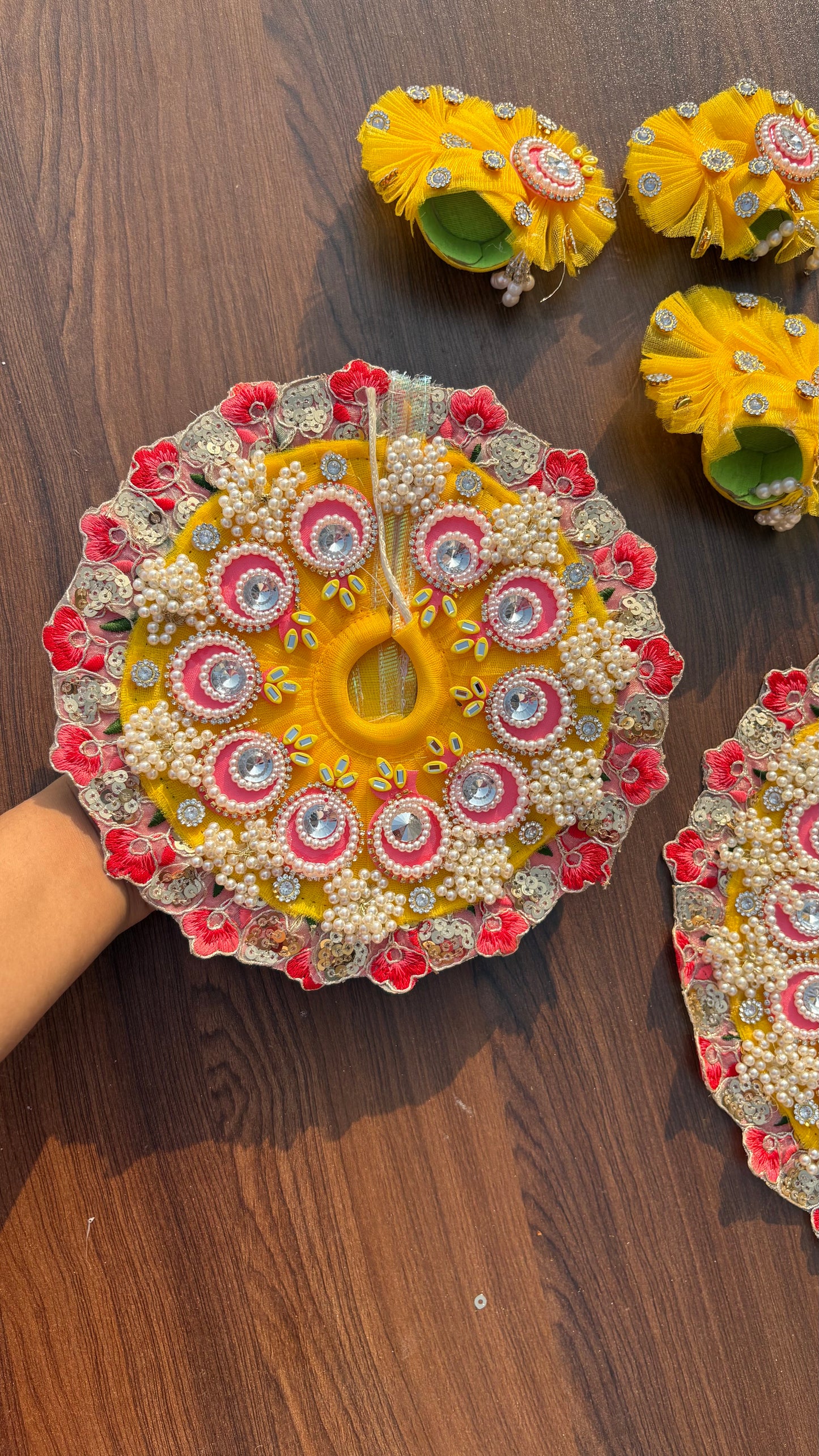 Yellow Designer Poshak with Pagdi (Kanha’s favorite Color) Size 5