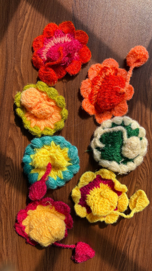 Crochet Frock with Caps Size 1