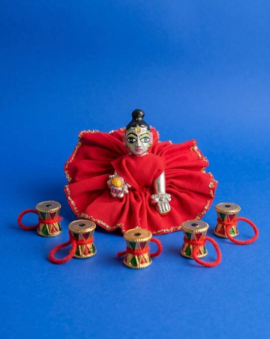 Brass Damru Toy ( Heavy Quality) 🥁 B8