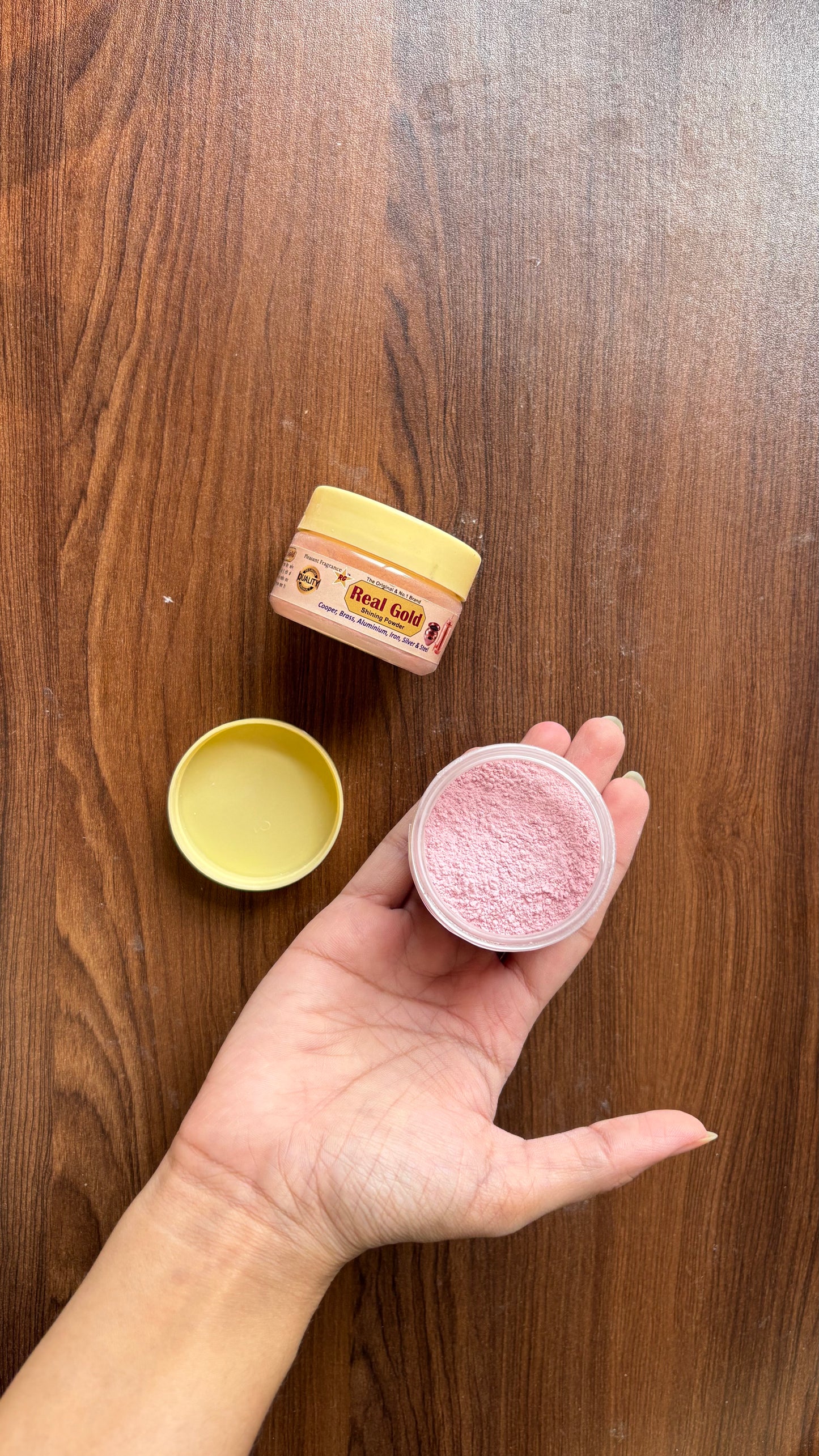 Real Gold Shining Powder 50gm Dibbi