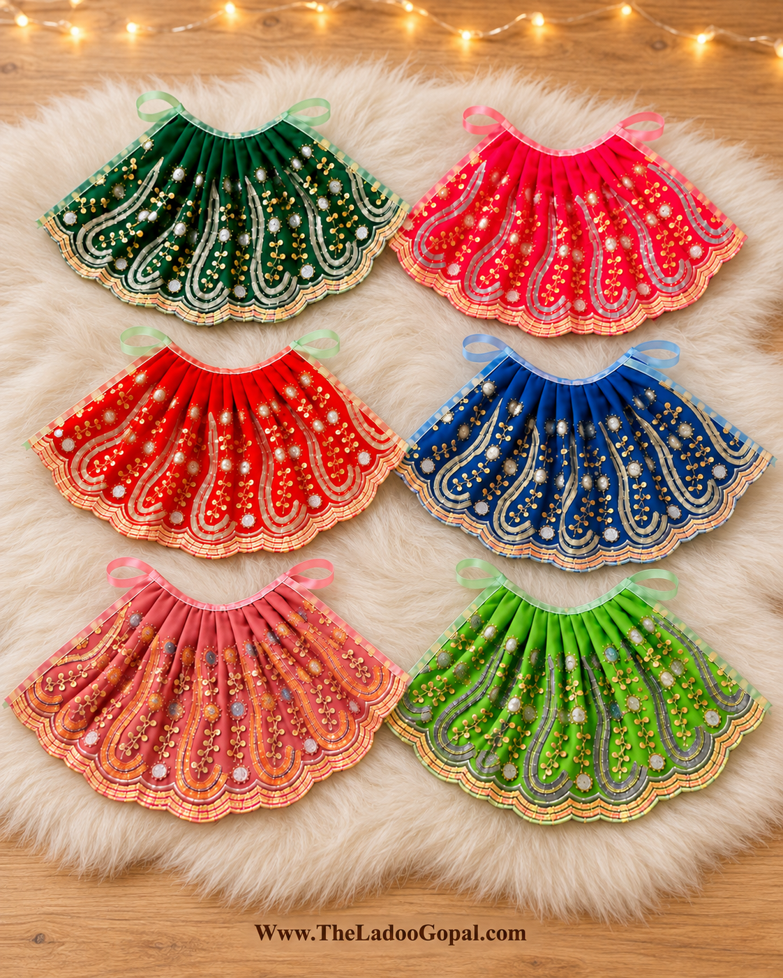 Navrang Shyam baba Dress Lehanga Patka (Size 3 inch)